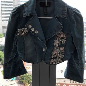 Crop🦄 jean jacket